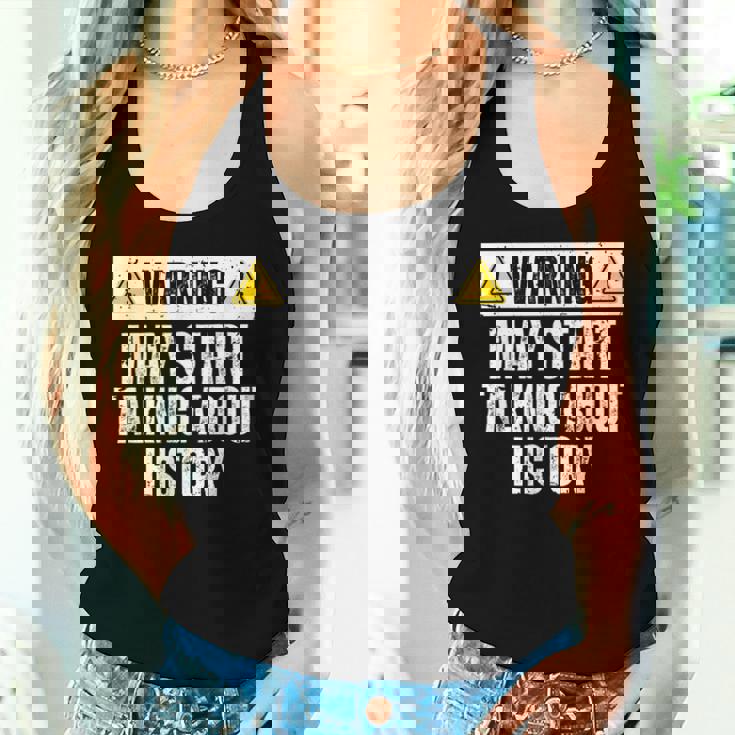 Historia Divertida Arte Para Hombres Es Historiadores Historia Profesores Camiseta sin mangas para mujer Regalos para ella