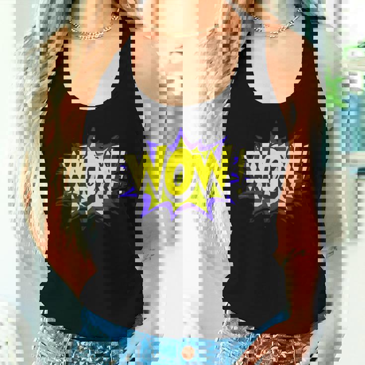 Wow Wow Dad Mom メンズ レディース ボーイズ ガールズ ファニーギフトtシャツ レディースタンクトップ 彼女への贈り物