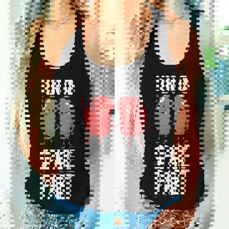 かわいい腎臓ドナーアート 男性 女性 腎臓レシピエント移植 レディースタンクトップ 彼女への贈り物