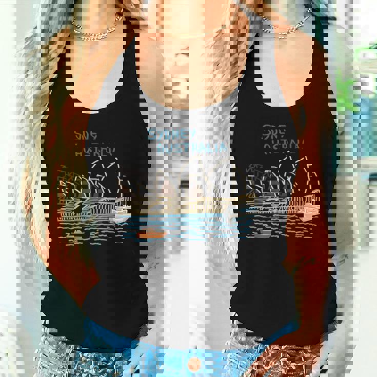 オーストラリアシドニーシティお土産ギフト 男性 女性 レディースタンクトップ 彼女への贈り物