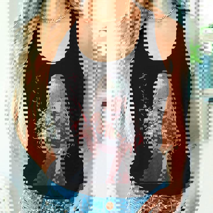 ジェスガオ ヤンデレ漫画 アニメ 女の子 キャラクター レディースタンクトップ 彼女への贈り物