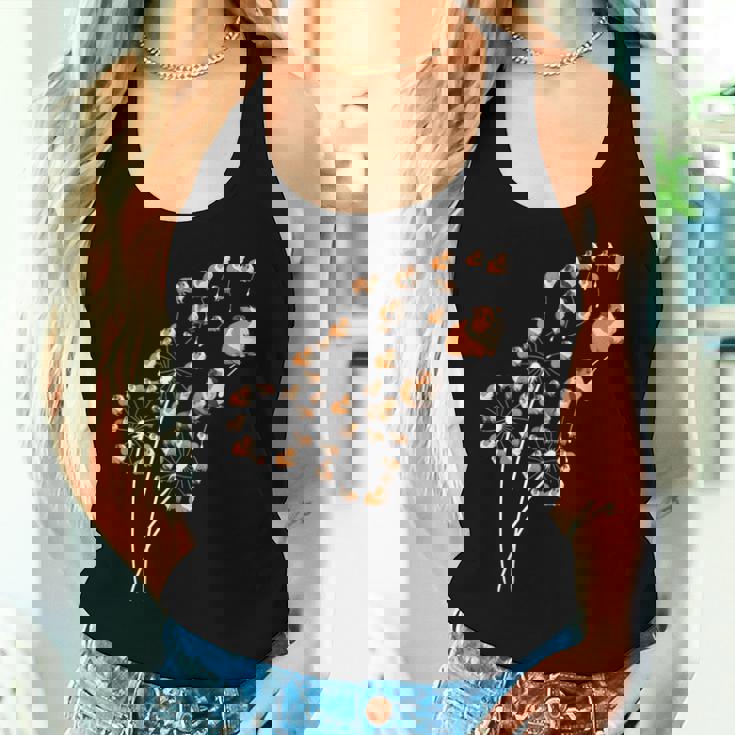 タンポポのモルモットの花、花のモルモットの木 レディースタンクトップ 彼女への贈り物