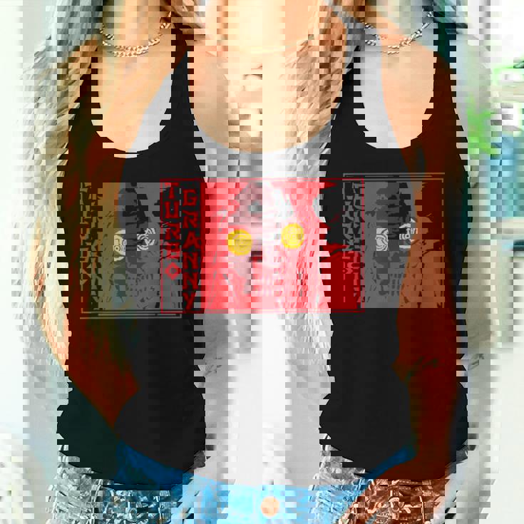 ターボおばあちゃん レディースタンクトップ 彼女への贈り物