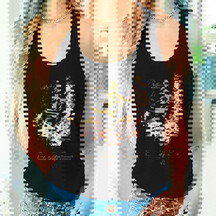 マダム秀 花tシャツ（1） さくら 一期一会 レディースタンクトップ 彼女への贈り物