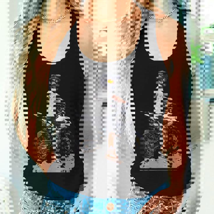 モタード・コミックス、男性にも女性にも素敵な贈り物のアイデア レディースタンクトップ 彼女への贈り物