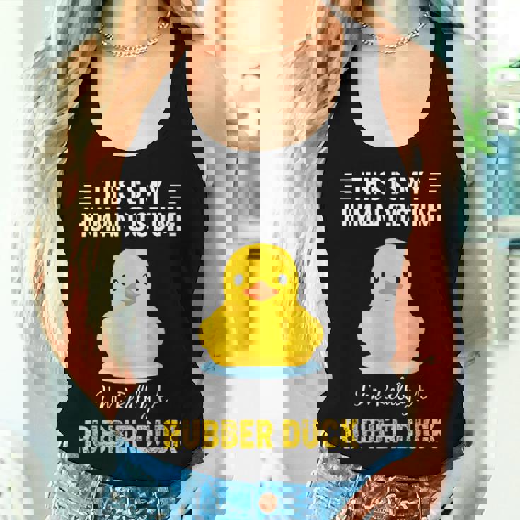 ラバーダックシャツ I'm Really A Rubber Duck レディースタンクトップ 彼女への贈り物