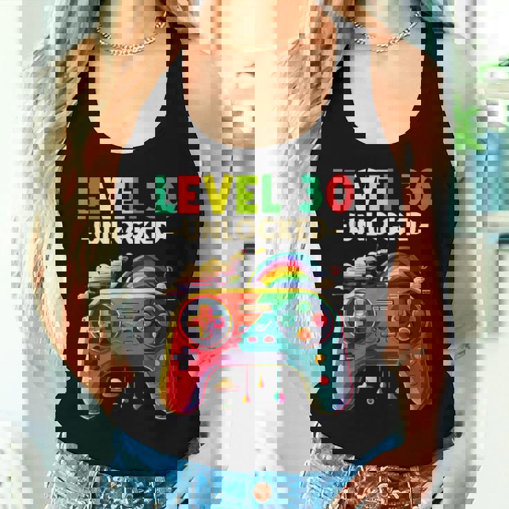 レベル 30歳 男性 女性 ゲーミング 30代 30歳 誕生日 レディースタンクトップ 彼女への贈り物