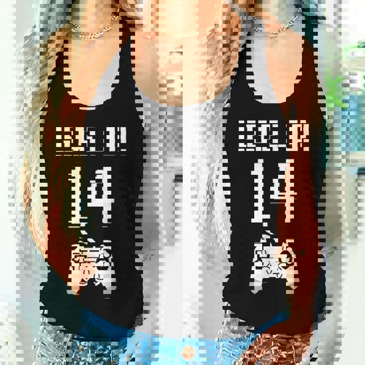 レベルアップ 14歳 誕生日プレゼント 男の子 女の子 レディースタンクトップ 彼女への贈り物