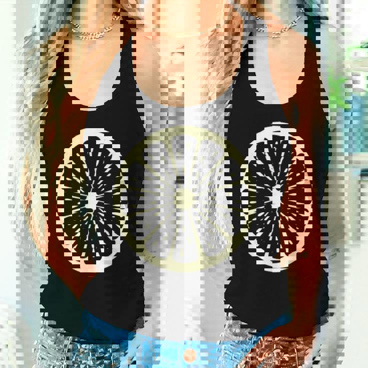 レモン、コスチューム、フルーツ、コスチューム、女性、男性、子供 レディースタンクトップ 彼女への贈り物