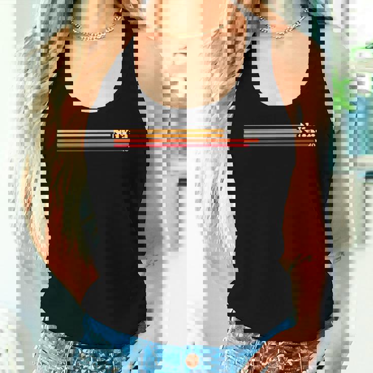 ヴィンテージ 1980年代 グラフィックスタイル Nixa Missouri レディースタンクトップ 彼女への贈り物