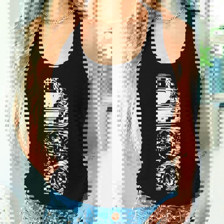 ヴィンテージ 日本製 自動車 カーレース ドライバー 楽しい 女性 男性 レディースタンクトップ 彼女への贈り物