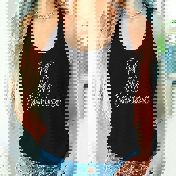 初聖体拝領ギフト 男の子 女の子 初聖体拝領 レディースタンクトップ 彼女への贈り物