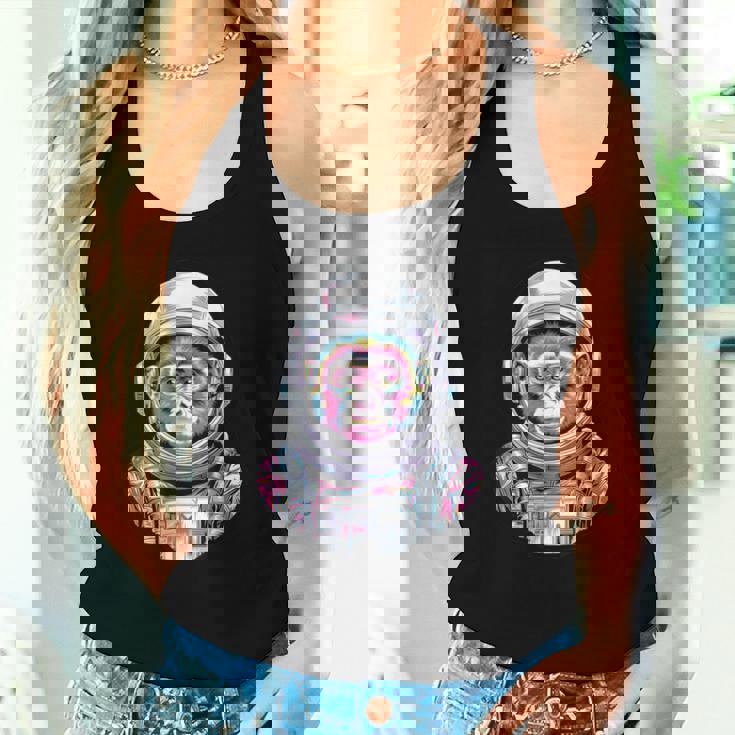 宇宙飛行士 猿 やってる 猿 惑星 科学 ギャグ 女性 男性 レディースタンクトップ 彼女への贈り物