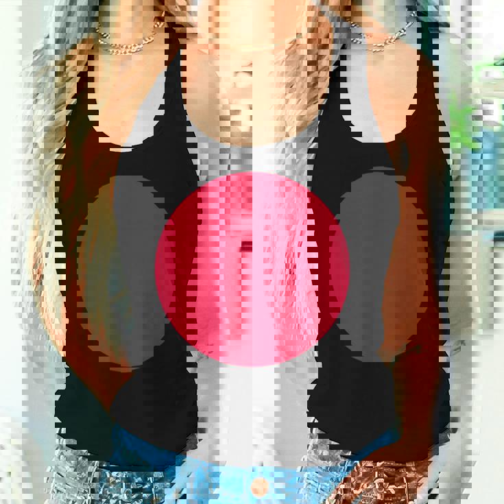 日の丸 Hinomaru 日本の国旗 レディースタンクトップ 彼女への贈り物