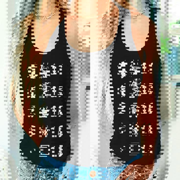 母 面白いtシャツ 視力検査 文字入り ネタ 夫婦 おもしろ 面白い 服 オリジナル 母の日 文字tシャツ お母さん レディースタンクトップ 彼女への贈り物