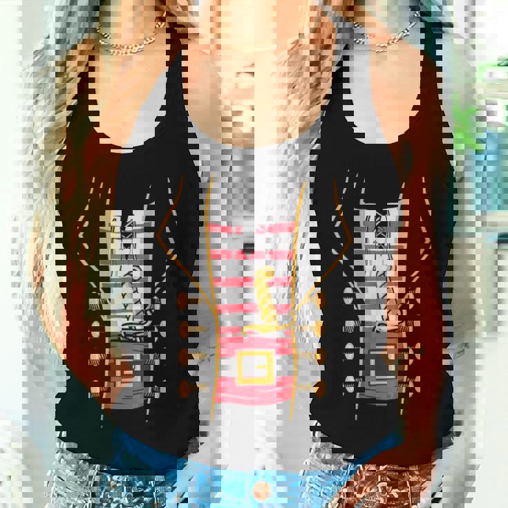 海賊、衣装、子供、女性、男性、子供、男の子、女の子 レディースタンクトップ 彼女への贈り物