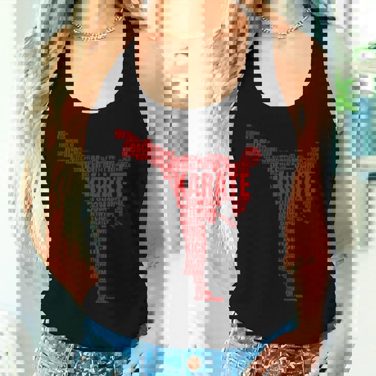 空手 言葉 雲 空手 ギフト 男の子 女の子 かっこいい 空手 レディースタンクトップ 彼女への贈り物