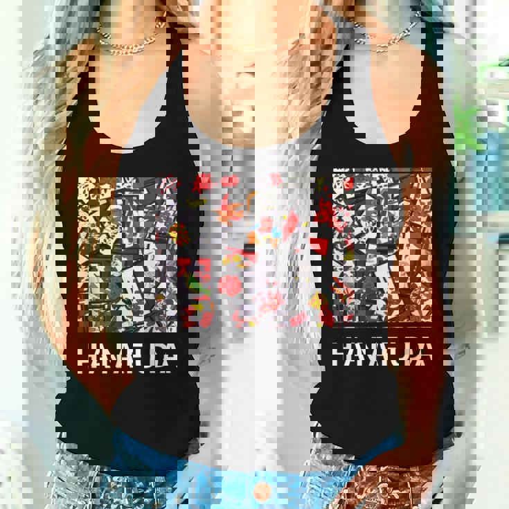 花札tシャツ 日本 カードゲーム レディースタンクトップ 彼女への贈り物