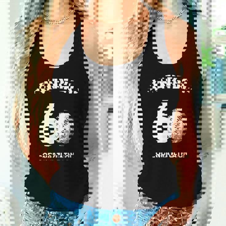 還暦祝い 男性 女性人気 60歳 おしゃれ 野球 アメリカンスタイル レディースタンクトップ 彼女への贈り物