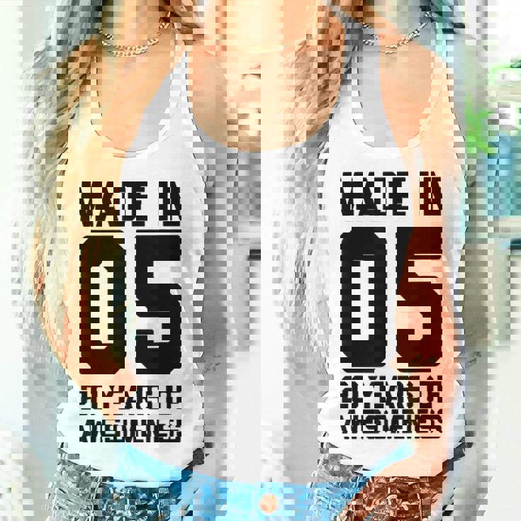 20歳の誕生日 男性 女性 娘 息子 年齢 20歳 レディースタンクトップ 彼女への贈り物