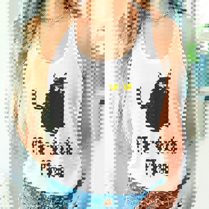 Cat Mir Doch Egal Miau Women's Cat Gray Tank Top Frauen Geschenke für Sie