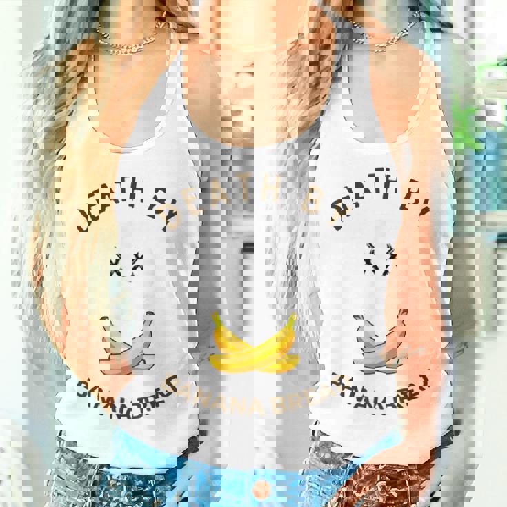 Death By Banana Bread レディースタンクトップ 彼女への贈り物