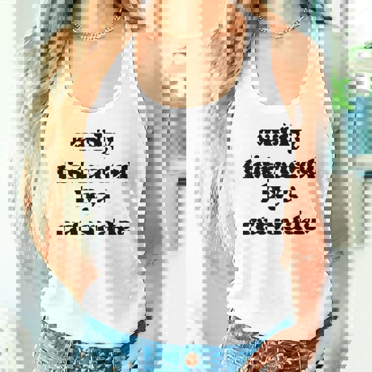 Easy Distracted By Anake Dad Mom Ratnake レディースタンクトップ 彼女への贈り物