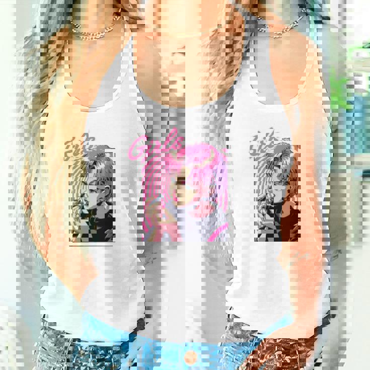 Girls Eat Out 面白いレトロデザイン 長袖tシャツ レディースタンクトップ 彼女への贈り物