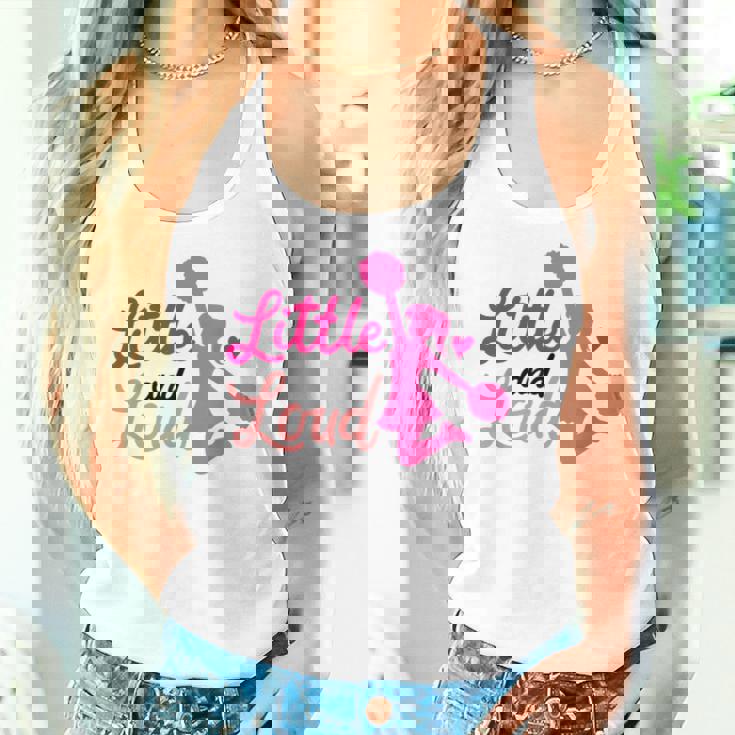 Little And Loud チアリーダー コスチューム チアリーディング 女の子 レディースタンクトップ 彼女への贈り物