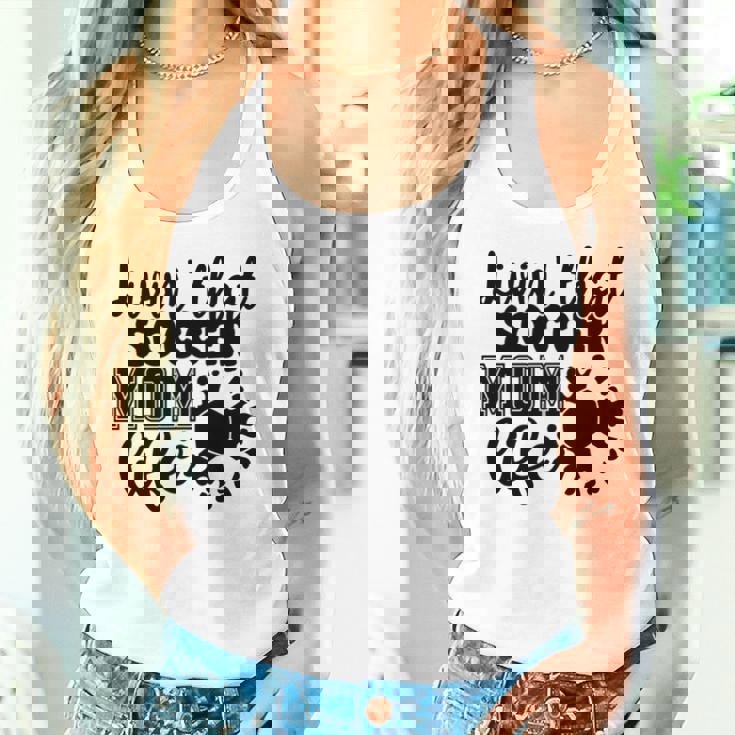 Livin' Thatoccer Mom Life ファニースポーツ 母の日 長袖tシャツ レディースタンクトップ 彼女への贈り物