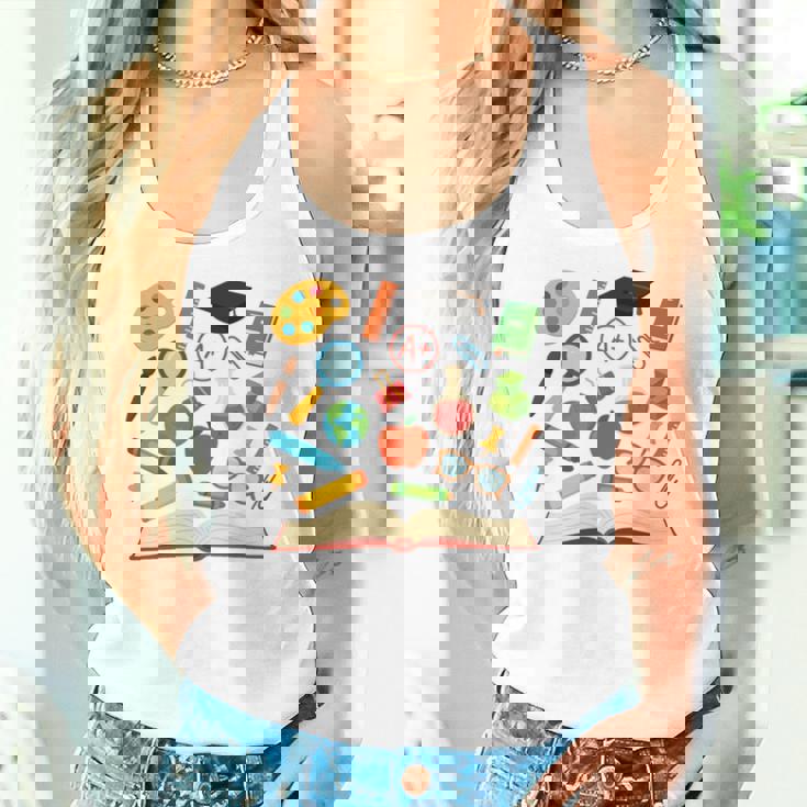 ティーチングアシスタント 学校初日 男性 女性 長袖tシャツ レディースタンクトップ 彼女への贈り物