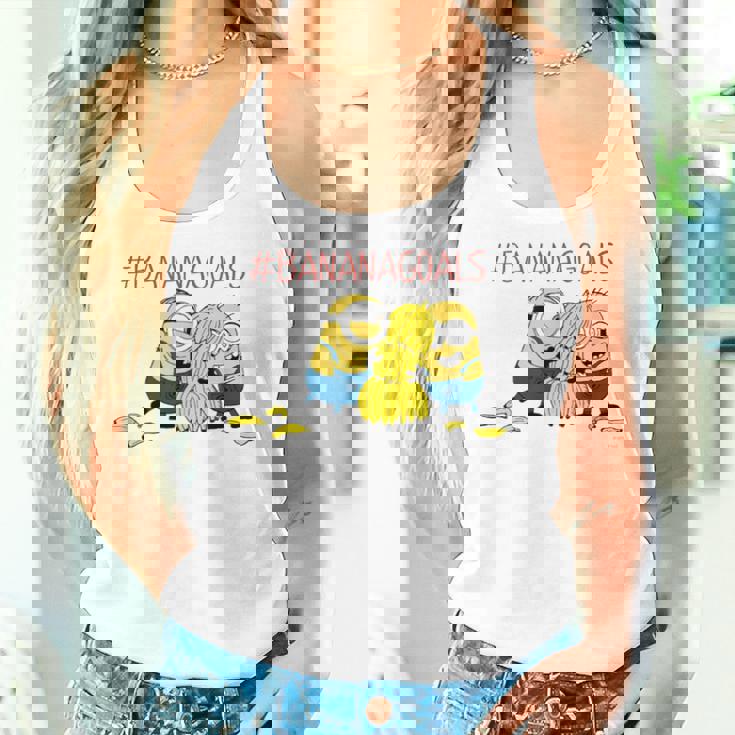 ミニオン Bananagoals レディースタンクトップ 彼女への贈り物