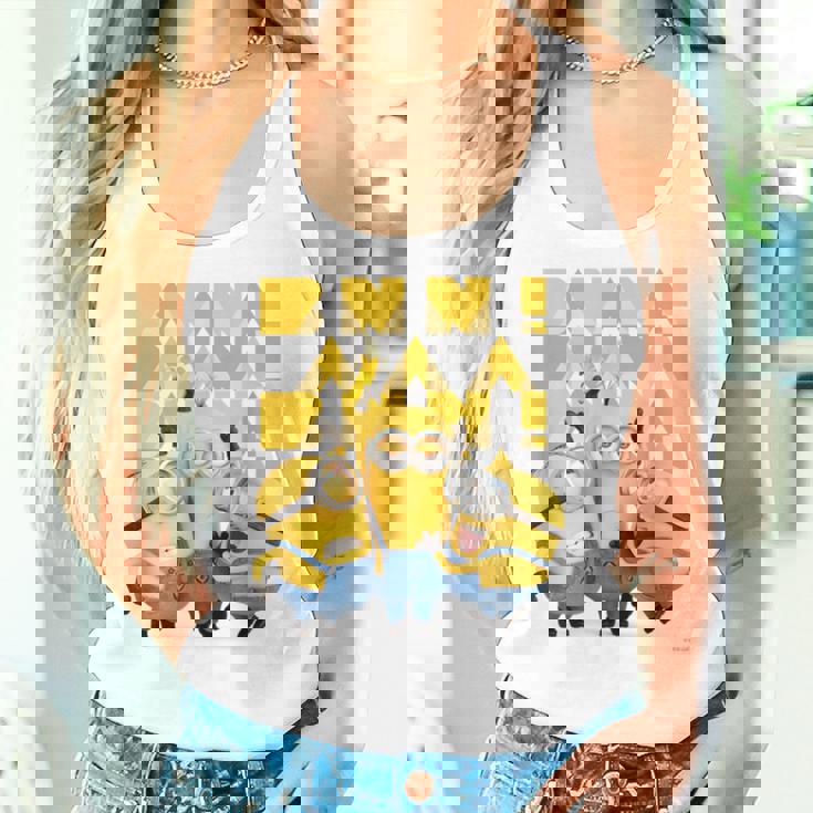 ミニオン Banana×4 レディースタンクトップ 彼女への贈り物