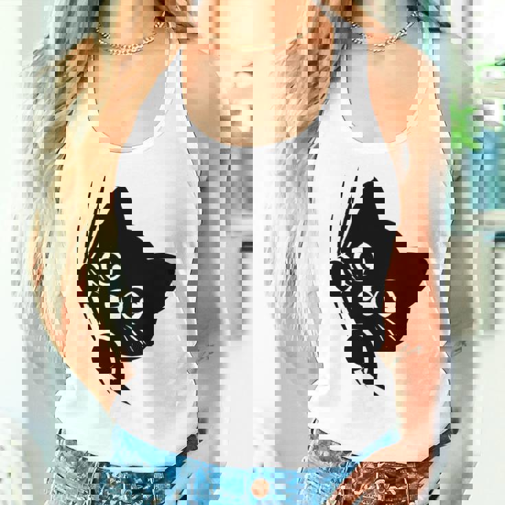 面白い猫 子猫 キティギフト 男性 女性 子供 男の子 女の子 長袖tシャツ レディースタンクトップ 彼女への贈り物