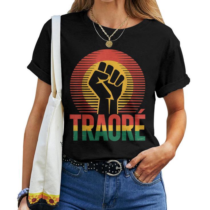 África Resistencia Thomasankara Burkina Faso Ibrahim Traore Camiseta de mujer