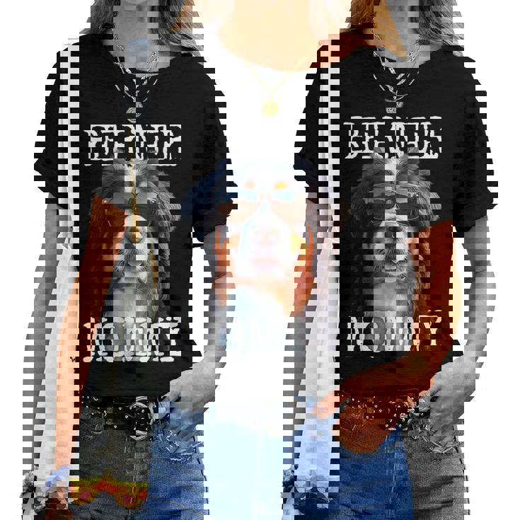 Berner Mommyバーニーズマウンテンドッグ ママ 犬 ママ 母の日 バーニーズマミー レディースTシャツ