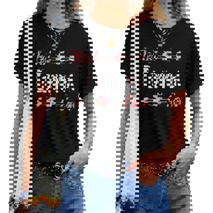 Best Eomma Ever Korean Mom Floral Mother’S Day Women T-shirt