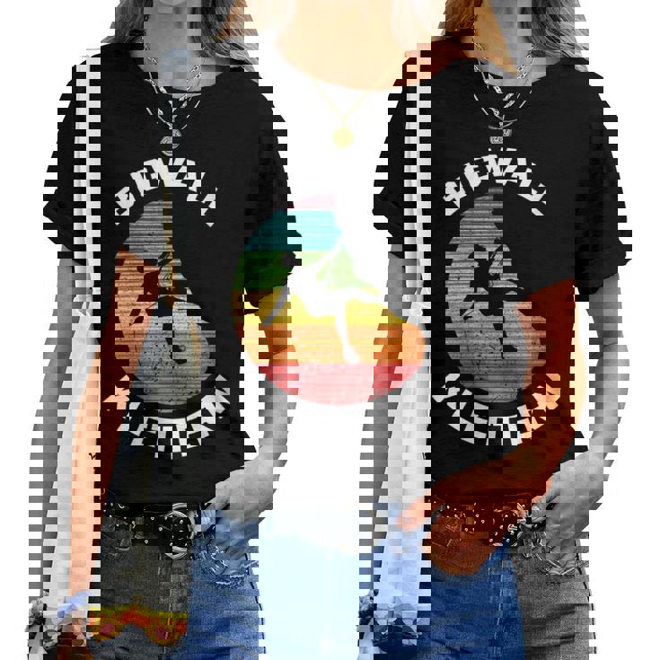 Bigwall Escalada De Rocas Cuello Camiseta de mujer