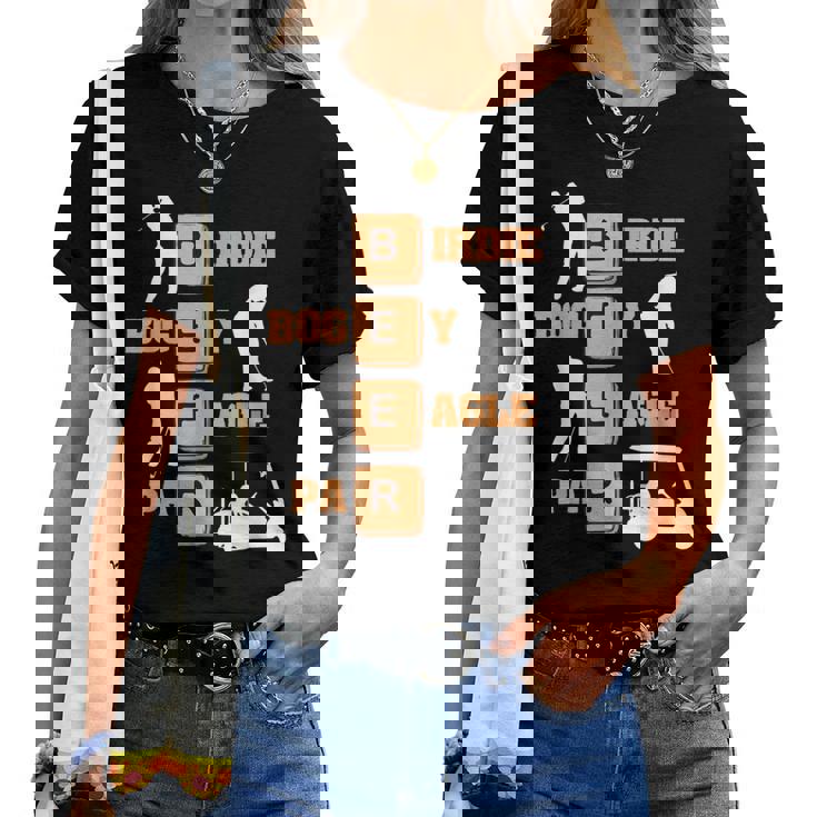 Birdie Bogey Eagle Par Beer ゴルフボール 面白いゴルファー レディースTシャツ