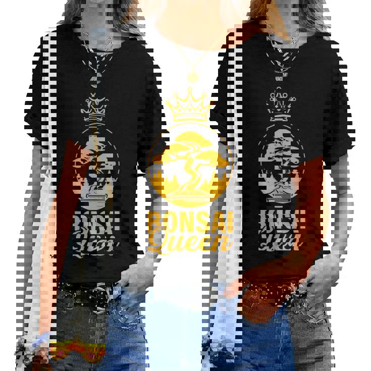 Bonsai Queen Penjing Penzai Bonsai 盆栽 レディースTシャツ