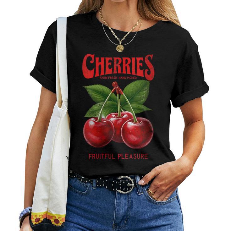 Haut Femme Cerise Motif Devant - Taille 14 - Manches 3/4 Batwing - Viscose - Marque Papaya - Neuf Sans étiquettes