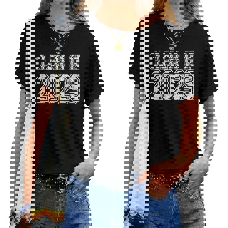 Class Of 2029 Graduate For Graduation レディースTシャツ