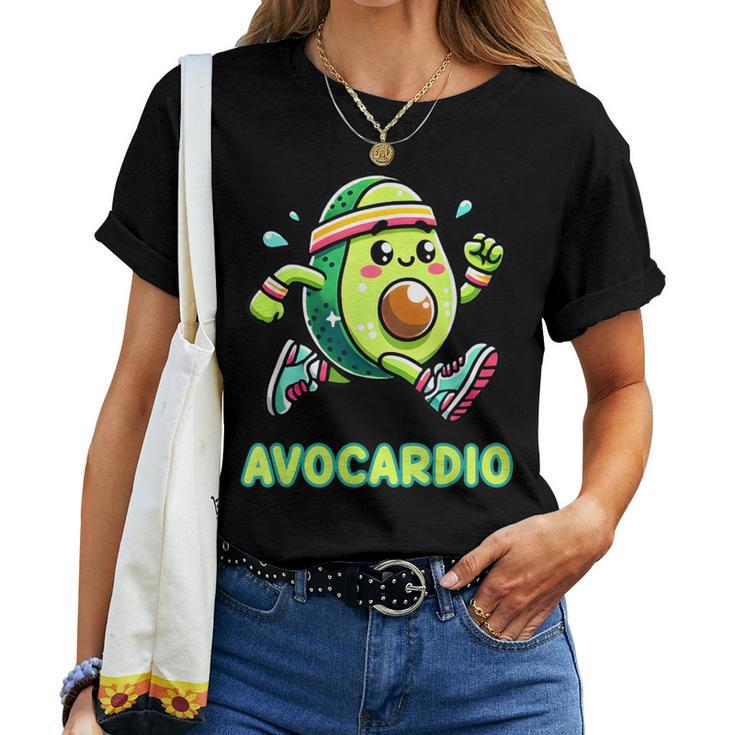Divertido Aguacate Para Correr Fitness Ejercicio Cardio Regalo Para Hombres Y Es Camiseta de mujer