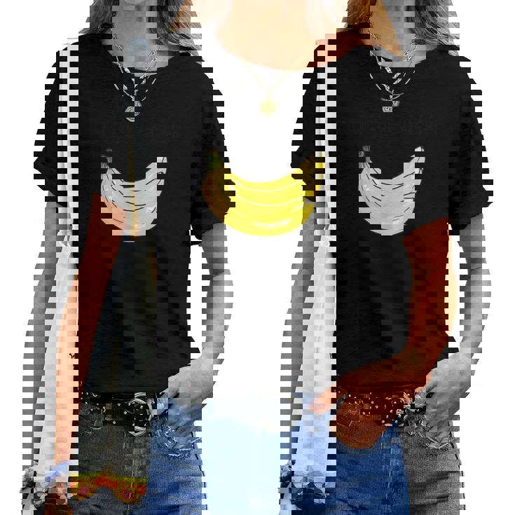 Dolce And Banana 面白いバナナ フルーツデザイン レディースTシャツ