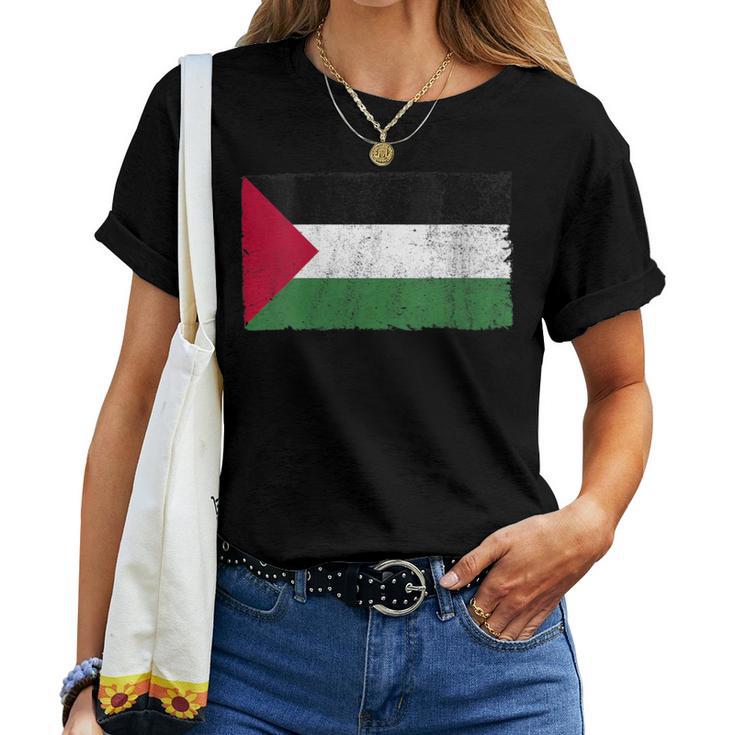 Sweat-shirt Free Palestine Vintage Fleur Drapeau - Unisexe, Coupe Classique, Graphique Floral