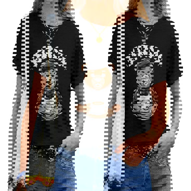 Barista Coffee Lover Espresso Caffeine レディースTシャツ