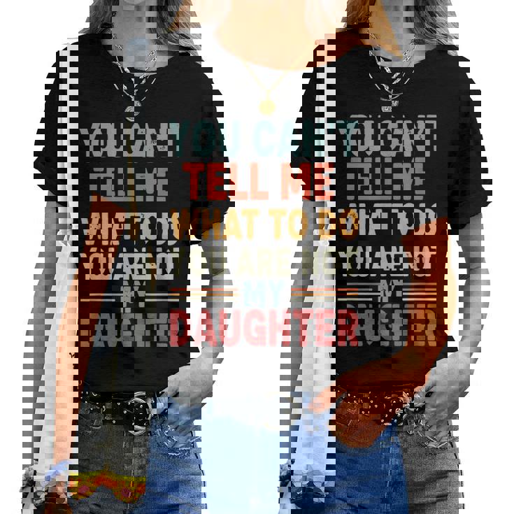 Father Daddy From Daughter Fathers Day レディースTシャツ