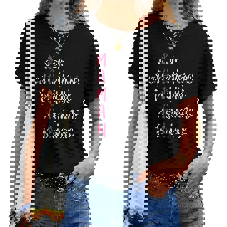 Happy Birthday Mom 母の日 レディースTシャツ