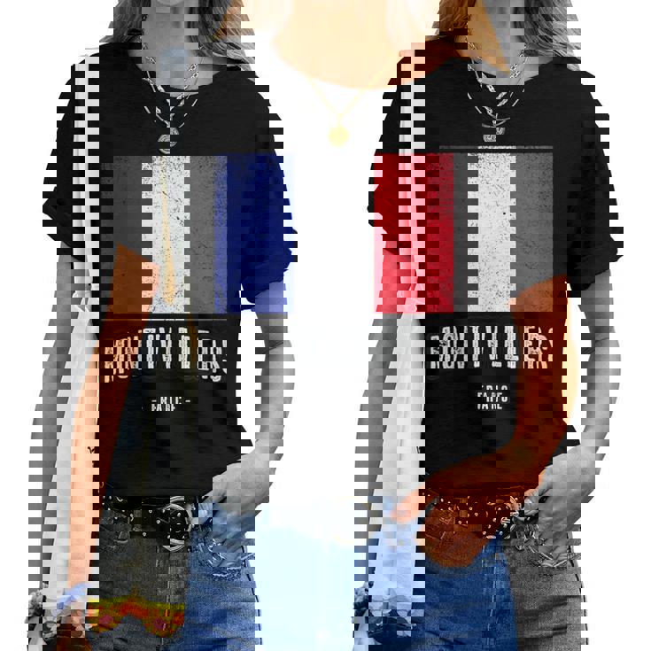 T-shirts Drapeau Français Pour Femmes à Acheter En Ligne