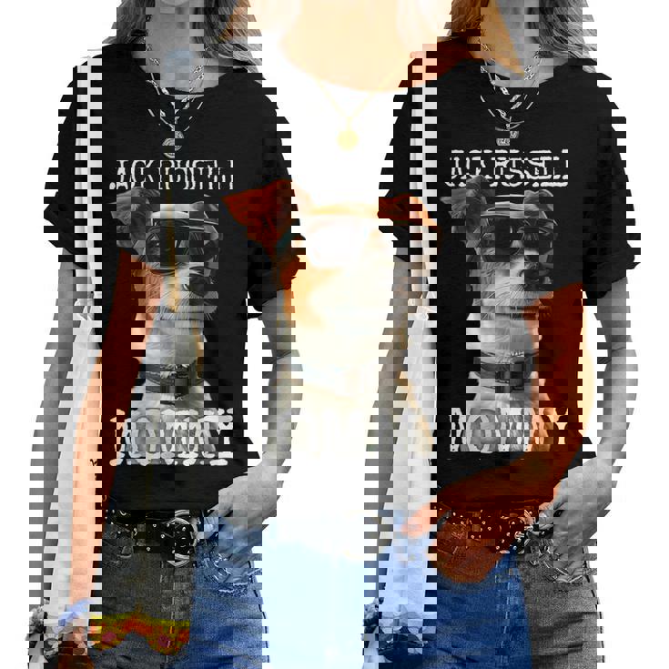 Jack Russell Mommyジャック・ラッセル ママ 母の日 お母さん ジャック・ラッセル・テリア レディースTシャツ